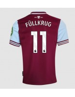 West Ham United Niclas Fullkrug #11 Hjemmedrakt 2024-25 Korte ermer